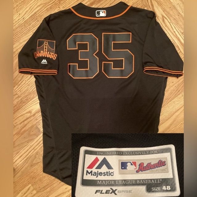 San Francisco Giants Majestic Home Flex Base Authentic Collection