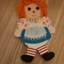 Vintage Raggedy Ann Foam Doll