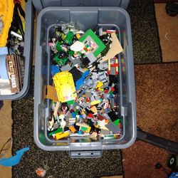 Bucket FULL OF USED LEGO SETS