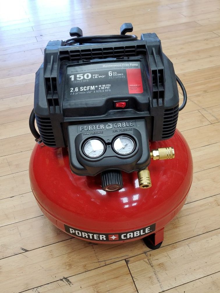 Porter Cable 6 Gal 150 PSI Pancake Air Compressor