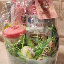 Hello Kitty Easter Basket - Baby Blue