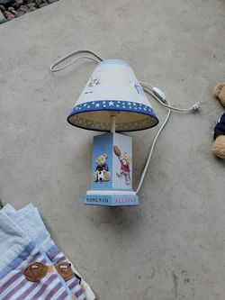 Baby Sport Theme Lamp, Bears And Window Valances