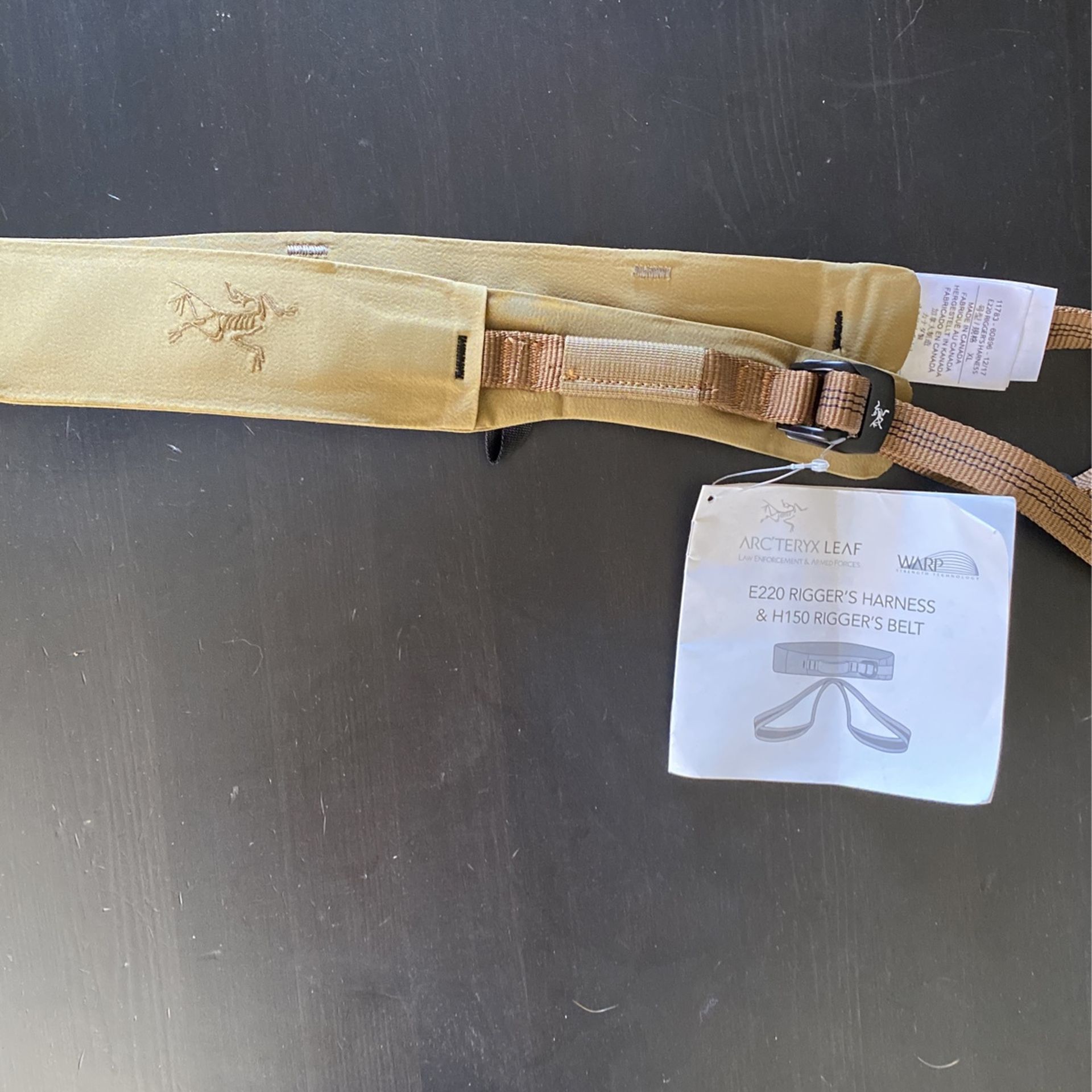 Arc’teryx Men’s XL Brown Belt