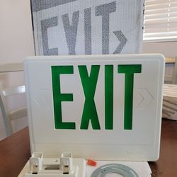 Pex EXIT Sign