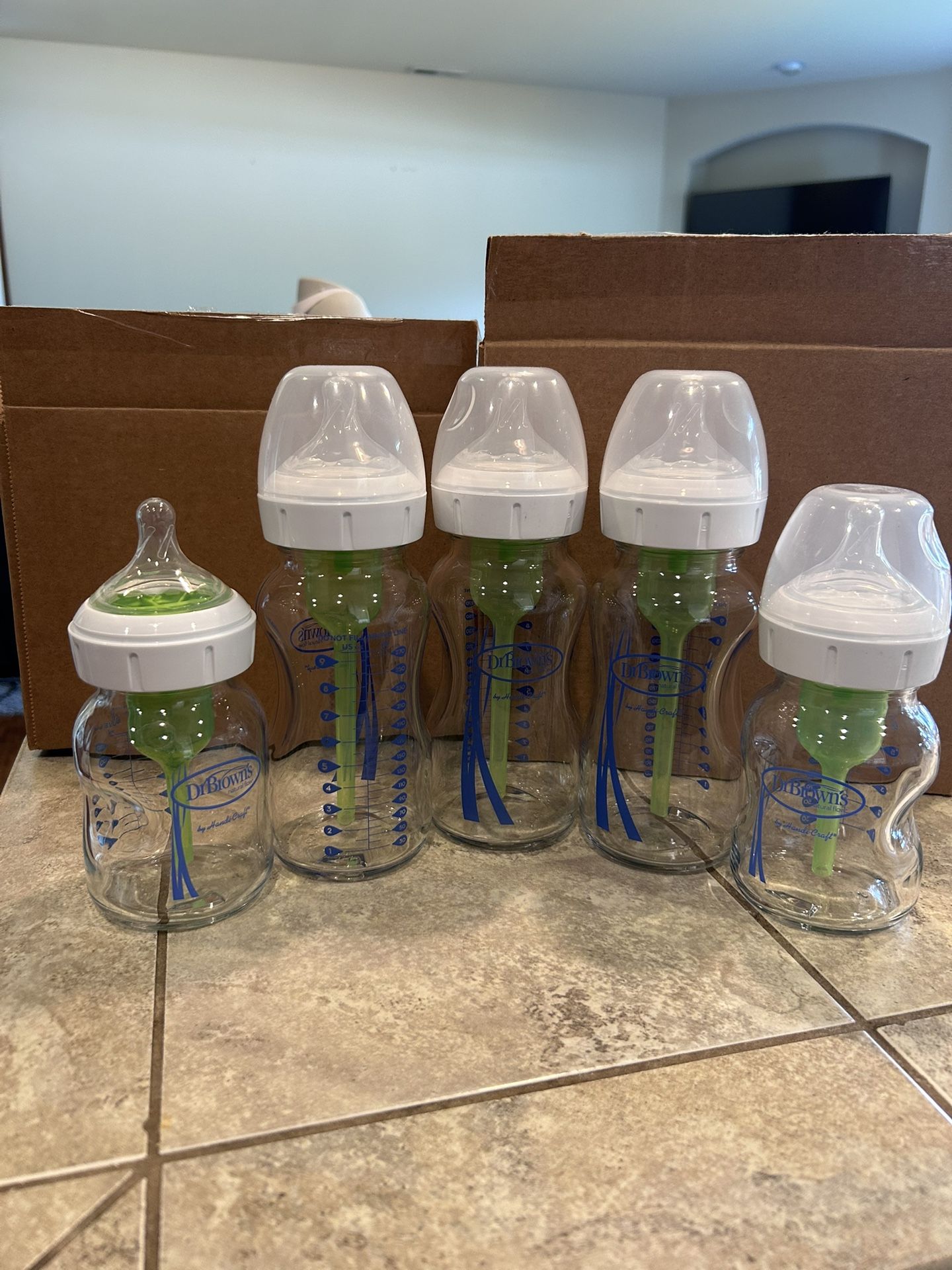 New Dr Brown Glass Bottles