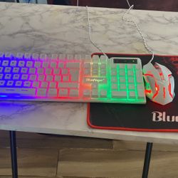 Mouse N Keyboard Plus Mouse Pad And Headset 