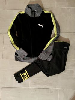 Victoria Secrets PINK Matching Jacket & Leggings Set  – Size Small
