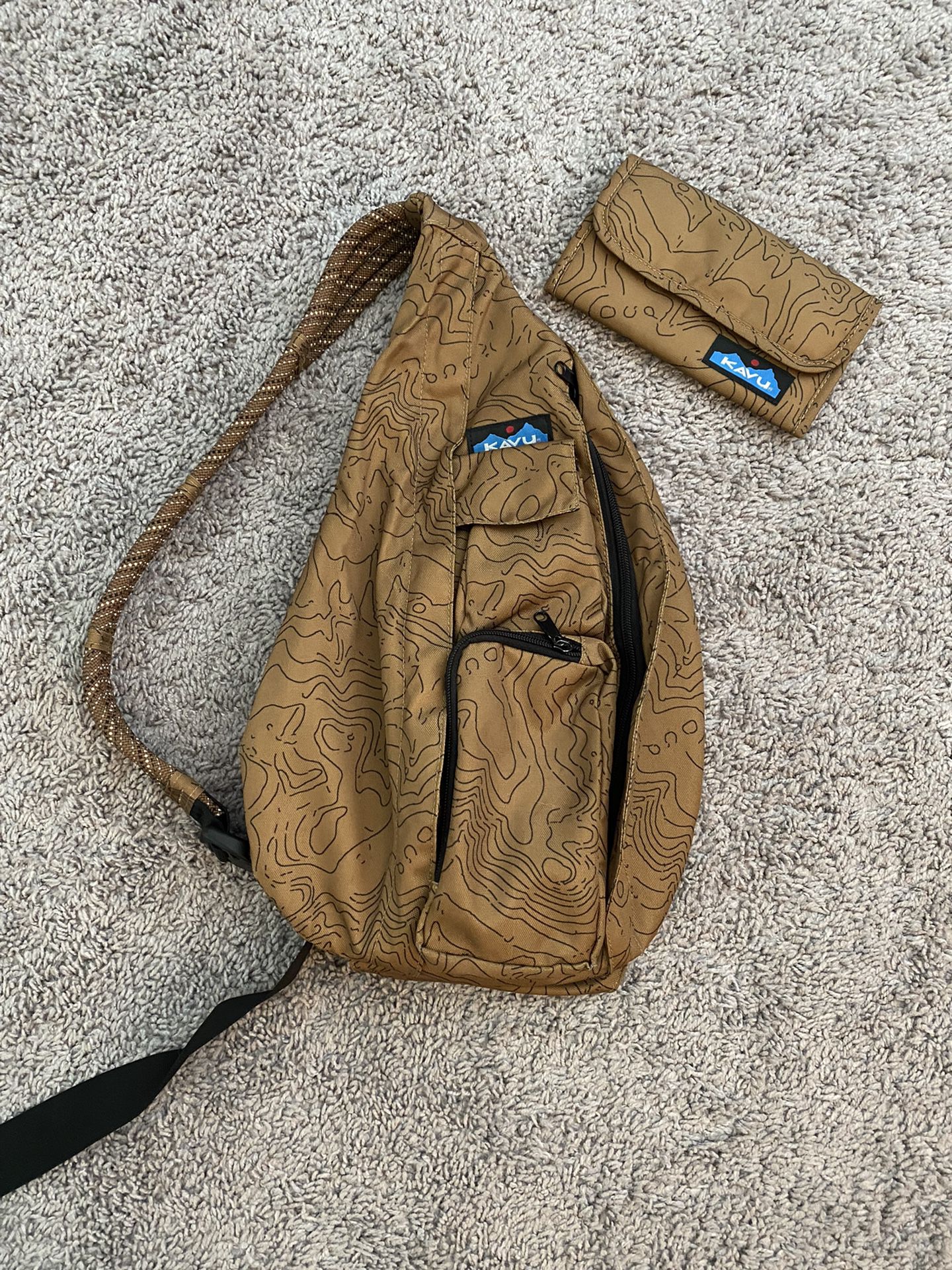 Kavu Backpack Purse & Matching Wallet