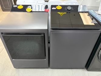 🔥5.5 cu.ft Large Capacity Washer and Electric Dryer Set🔥