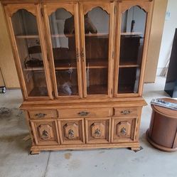  2 Piece Solid Wood Hutch • Beautiful ObO