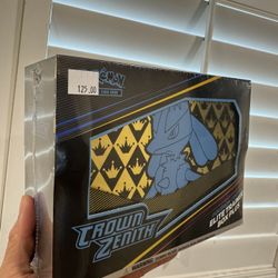 Crown Zenith Pokemon Center Exclusive Elite Trainer Box Plus Sealed ETB