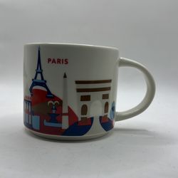 Starbucks YAH "You Are Here" Paris Mug - 14oz Ceramic Coffee Series Cup