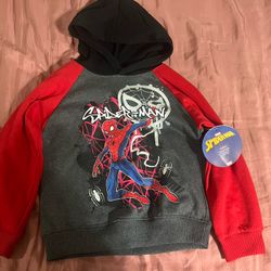 Spider-Man Kids Hoodie Size 6