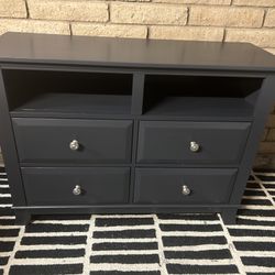Dark Gray Dresser/TV Stand