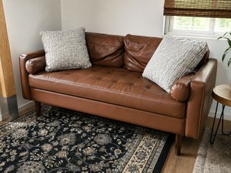 Leather couch