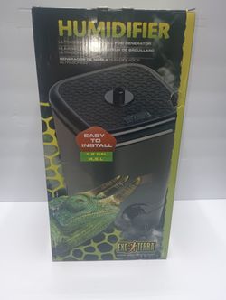 Exo Terra 1.2 Gallon Humidifier Ultrasonic Humidifying Fog Generator 