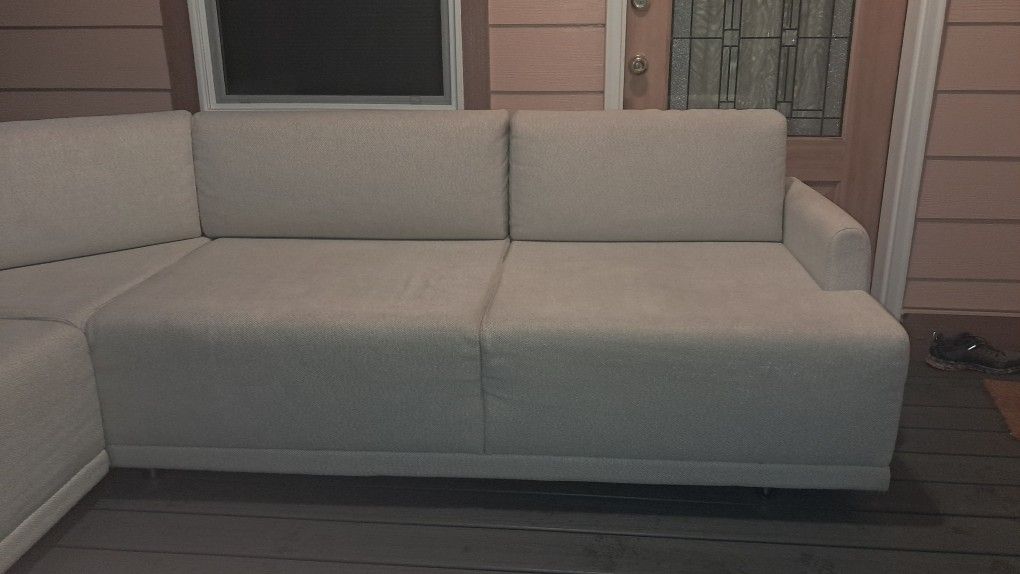 Sofa 3 Pieces Sectional - Beige Color