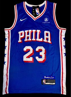 LeBron James Philadelphia Blue Jersey