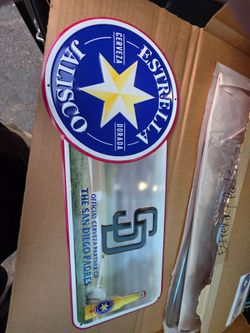 Estrella Jalisco San Diego Padres Metal Sign