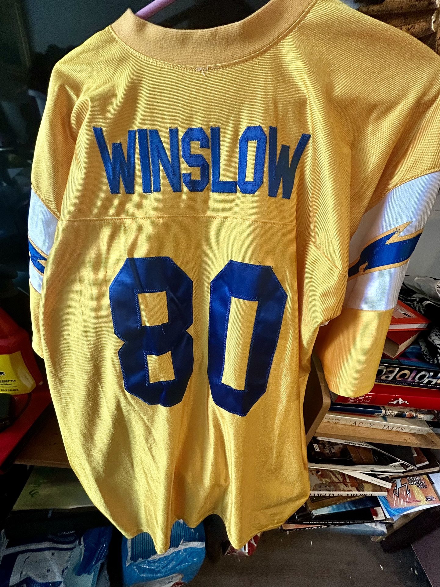 Football New Jersey Winslow 30 My sports Throwback Size Xl