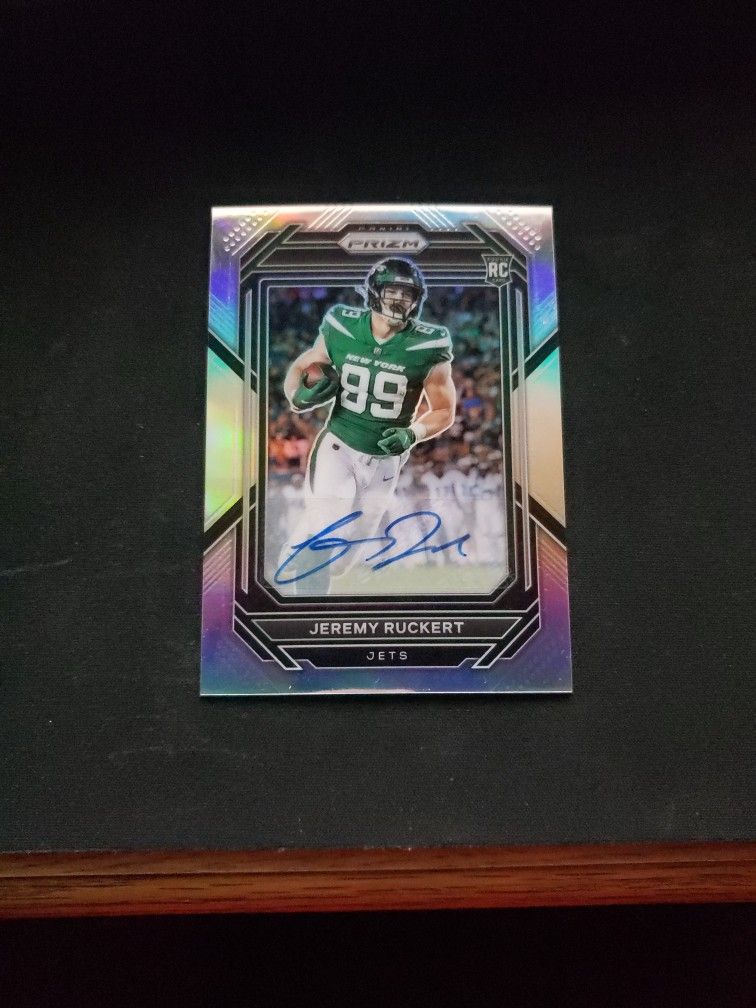Jeremy Ruckert Auto Silver Prism