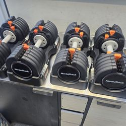 Norditrack Select-A-Weight 55 Lbs Adjustable Dumbbell Sets 