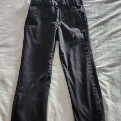 Boys Black Slacks Size 10