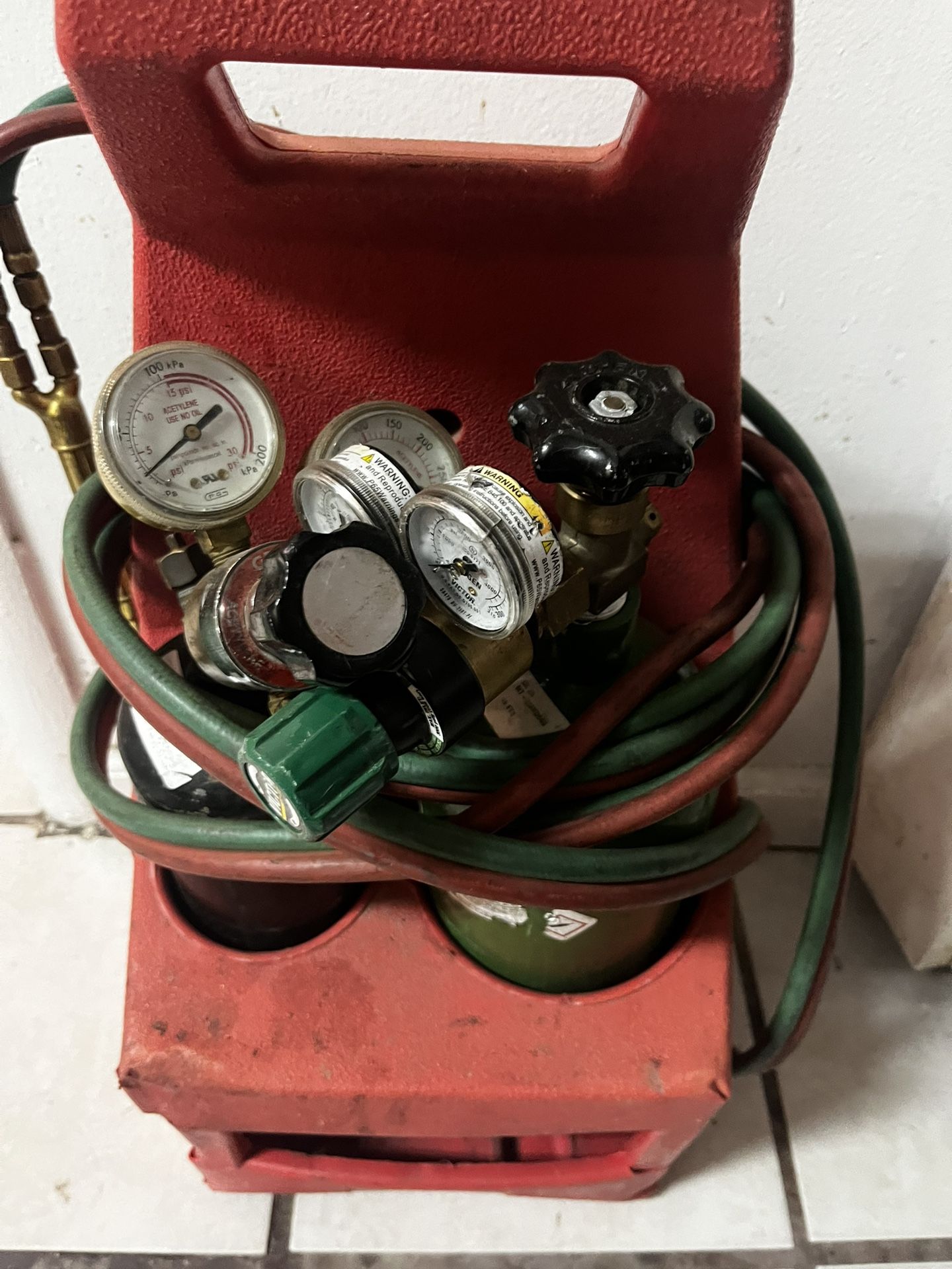 Backpack torch full tanks