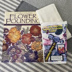 Craft-Flower Pounding Book & Fabric