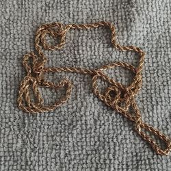 Solid 10k Gold Rope Chain