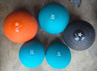 Yes4All Slam Balls (15lb, 20lb, 25lb, 30lb, 40lb) – Excellent Condition