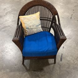 Rattan armchair