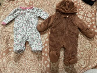 Babygirls Newborn Footies!