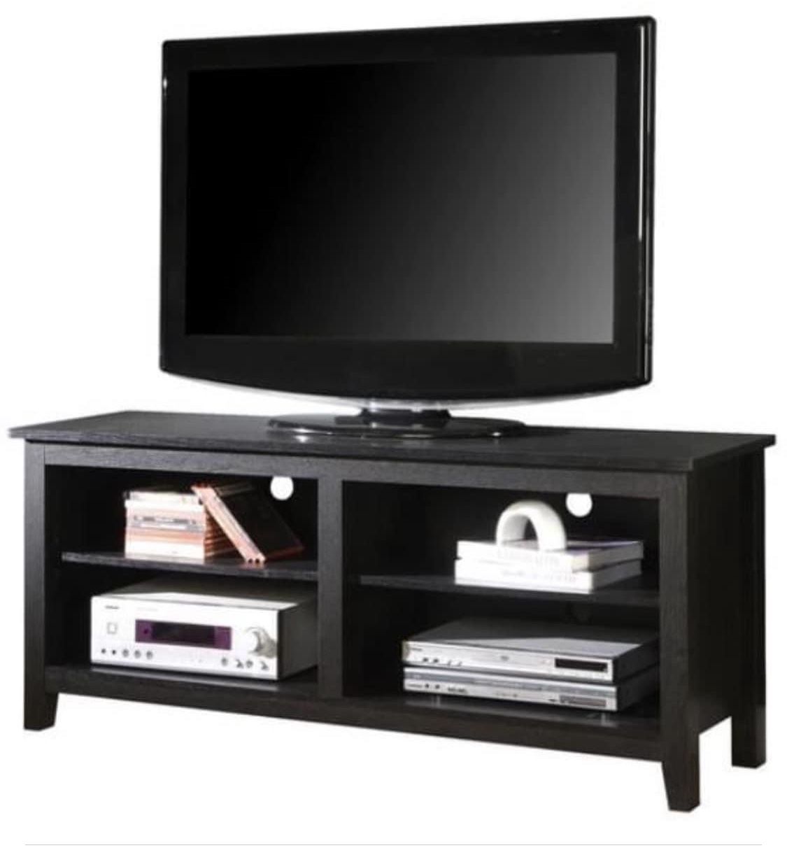 New Black 58” TV Stand for TVs up to 65” 