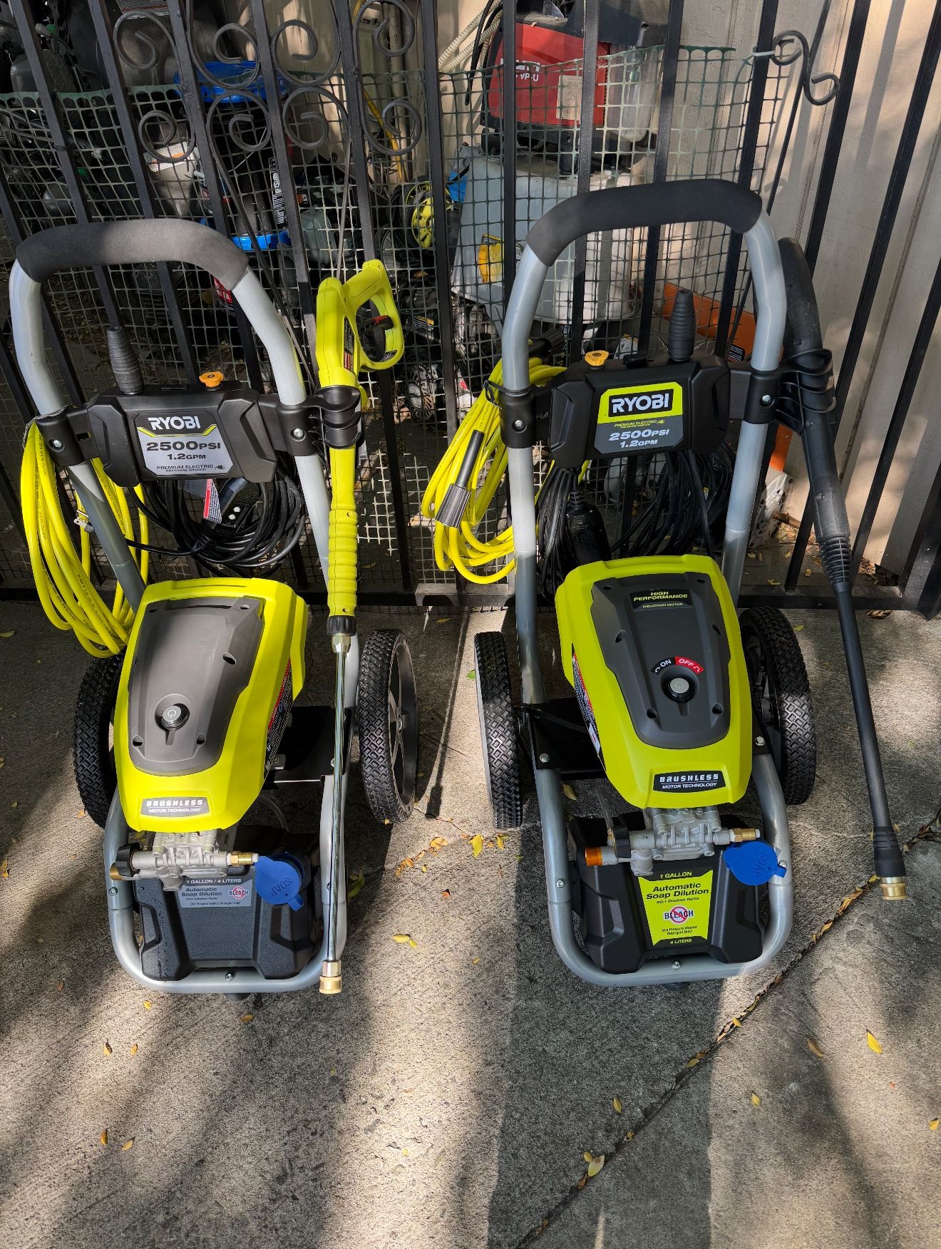 RYOBI 2500 PSI 1.2 GPM High Performance Cold Water Electric Pressure Washer