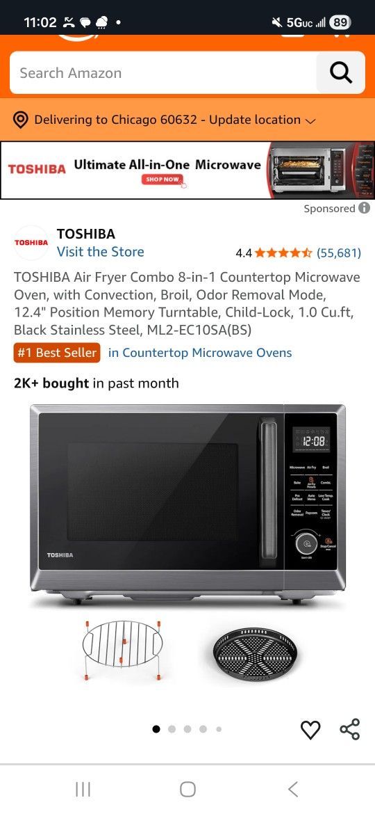 Toshiba Air Fryer 