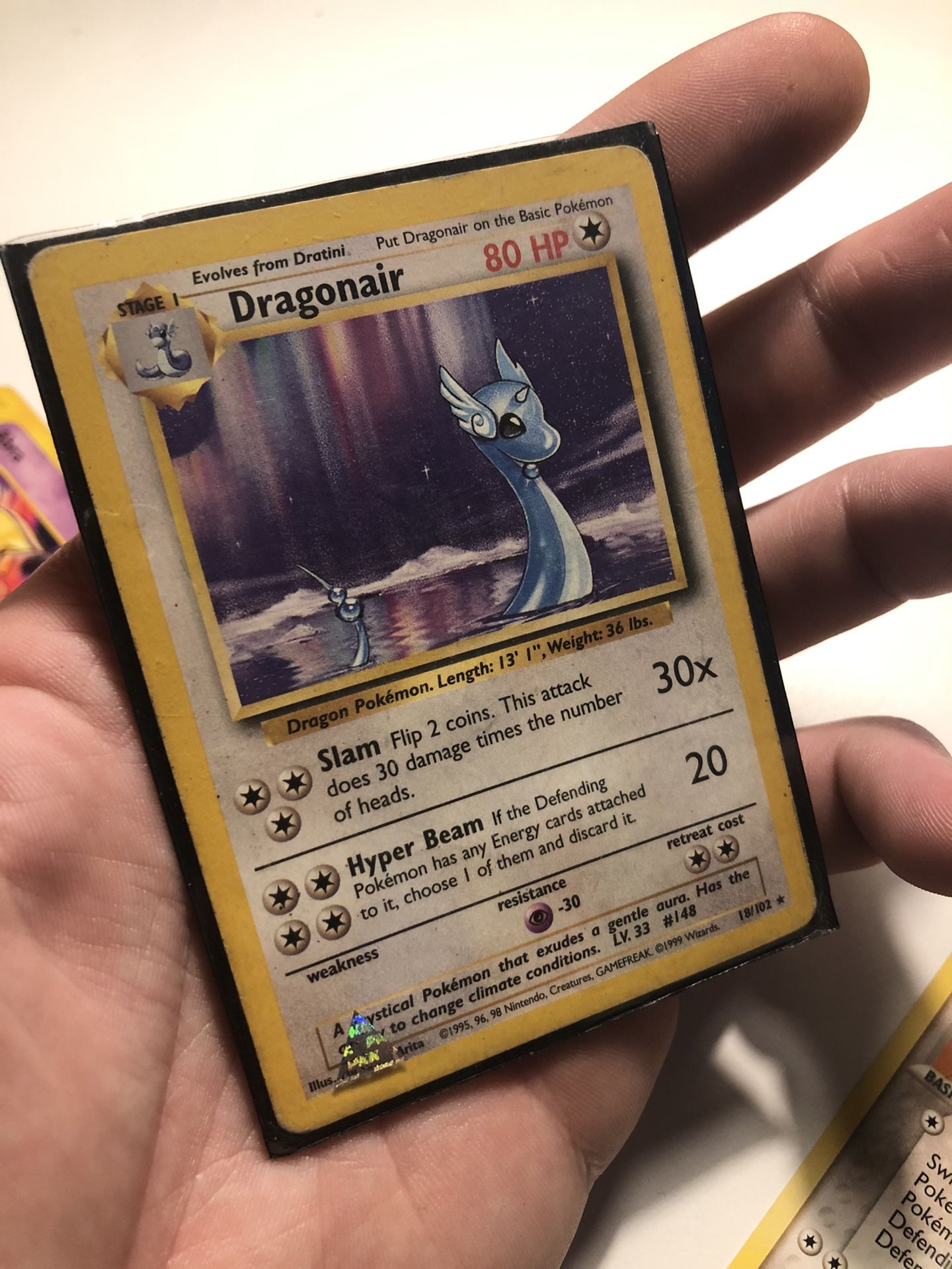 Pokemon Dragonair Card