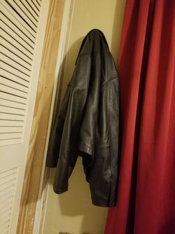 Nice leather jacket size xxl