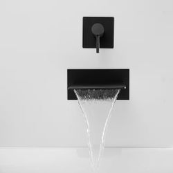 Matte Black Bath Faucet