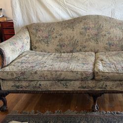 Vintage Camelback Couch