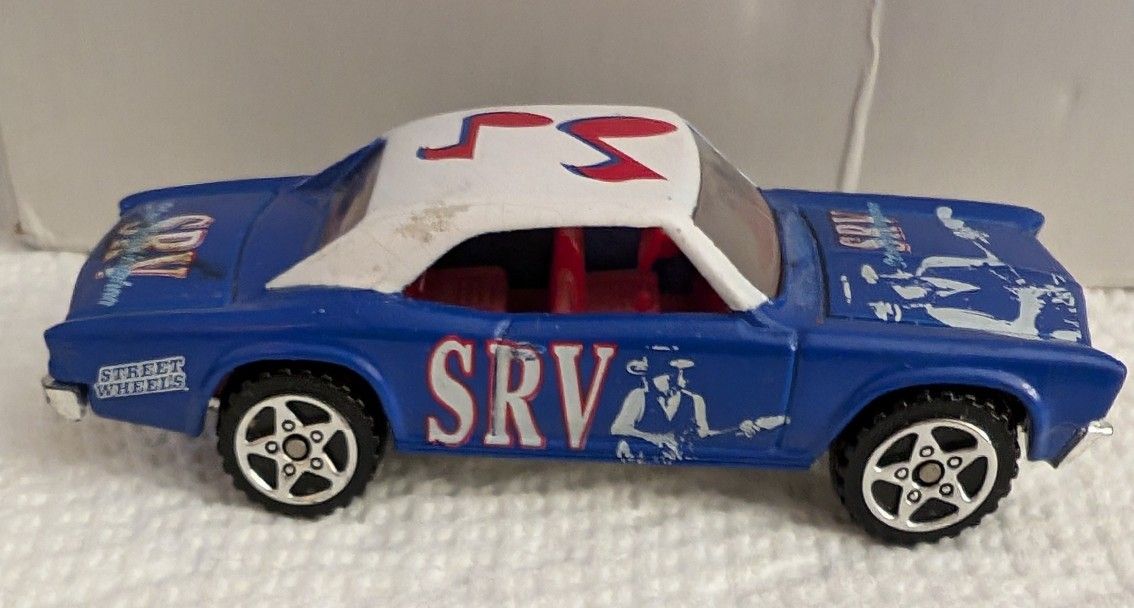 Steven Ray Vaughan "SRV" Hot Rockin' Steel Diecast Street Wheels Model Car Signatures Superstars Series OS Size