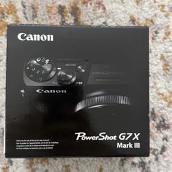 Brand New Canon Powershot G7 X Mark III 3 20.1 Megapixel Digital Camera