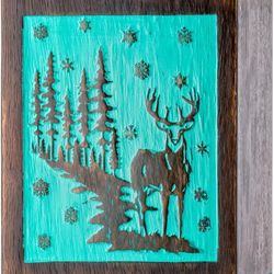 INTAJ Handcarved Rosewood Deer Urn for Human X-Large (250 lbs), Deer-rosewood 