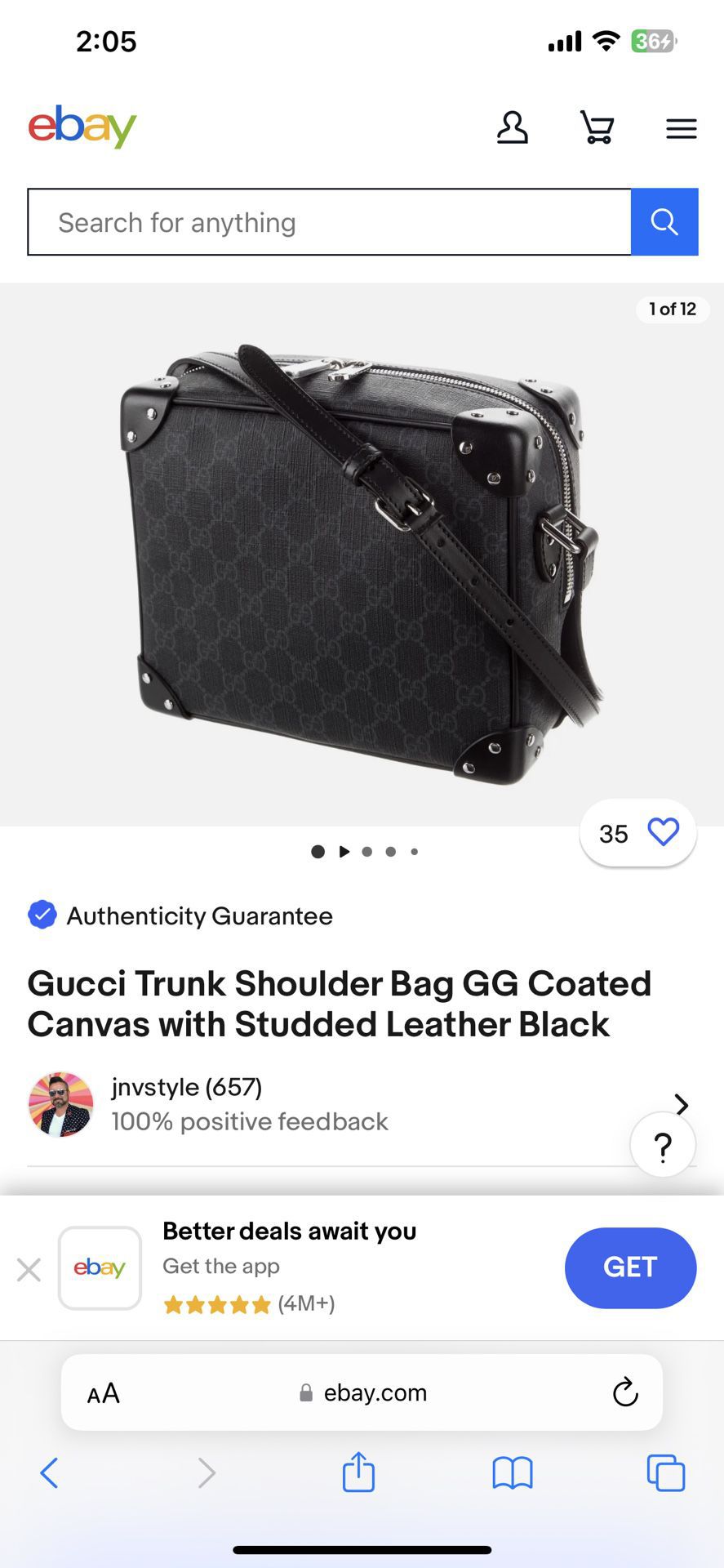 Gucci Trunk Shoulder Bag 