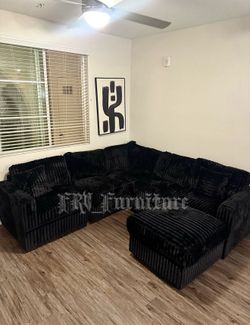 New Black Sofa 