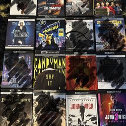 4K and BluRay Movies