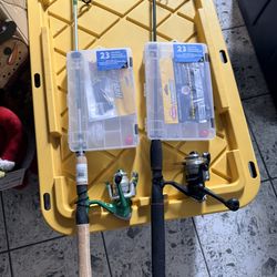 23 Piece Tackle Fish Rods