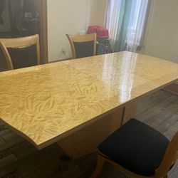 Dining Table And China Display For Sale