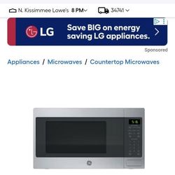 Microwave GE Stainless Steel $30