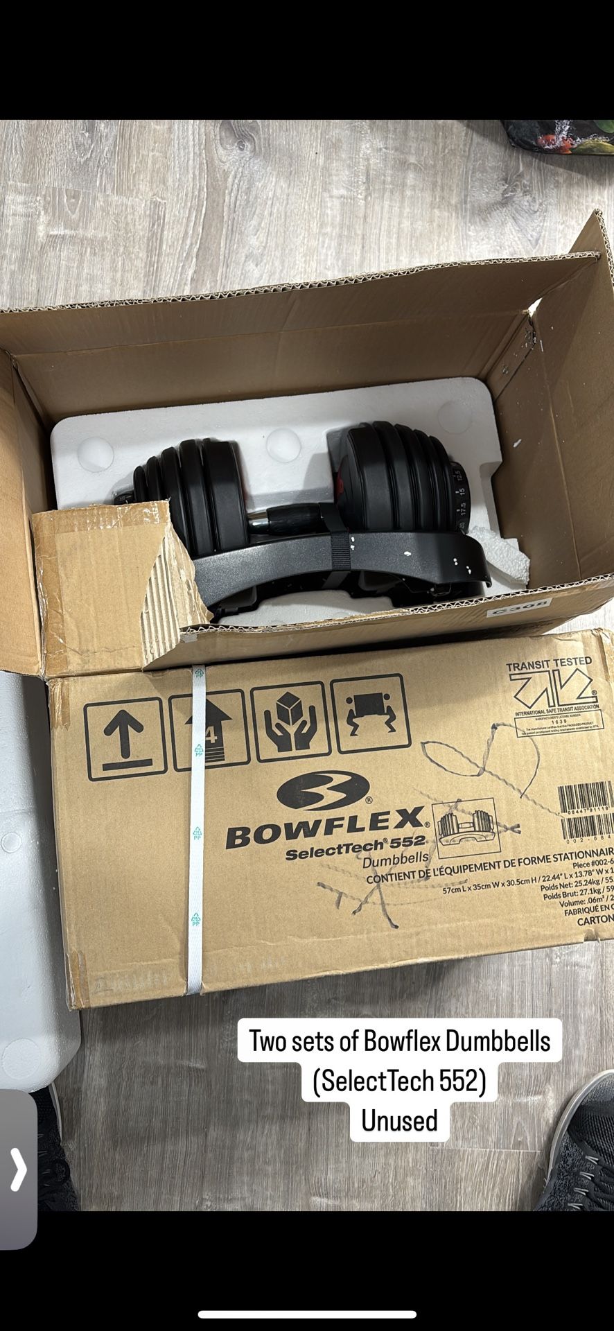 BowFlex SelectTech® 552 Dumbbells (Pair)